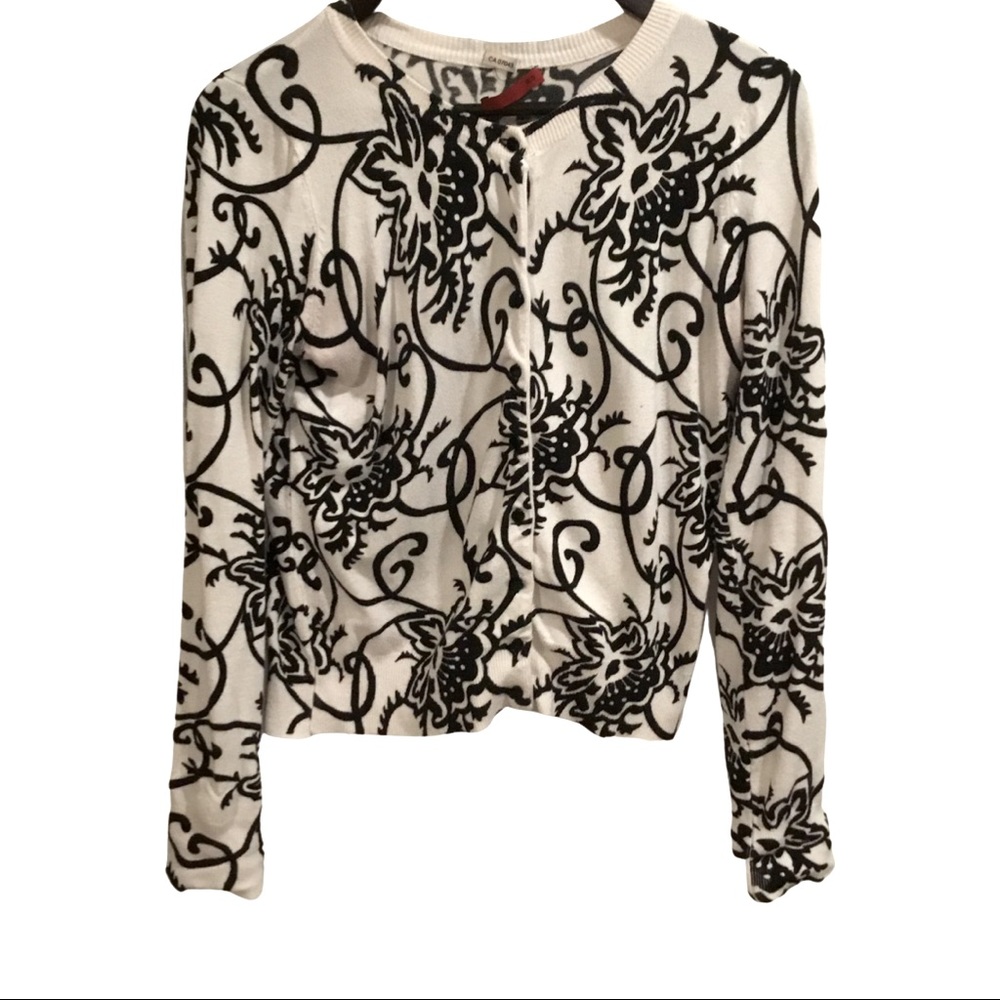 Red Brand Floral Cardigan Size M/L